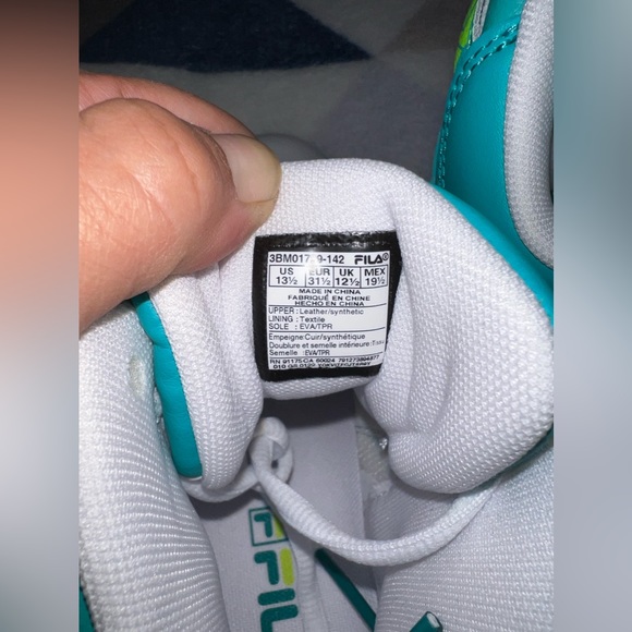 Fila Mb RETRO high top green sprite‎ NWT - Picture 5 of 6